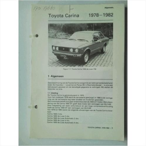 Toyota Carina Vraagbaak losbladig 1978 #1 Nederlands, Livres, Autos | Livres, Utilisé, Toyota, Enlèvement ou Envoi
