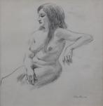 Raphael De Buck (1902-1986): Naakte Vrouw (54 x 59 cm), Antiquités & Art, Enlèvement ou Envoi