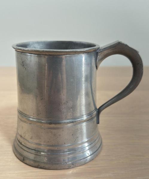 Vintage bierpul tin / Pewter / Tankard / Harry Mason England, Antiek en Kunst, Antiek | Tin, Ophalen of Verzenden
