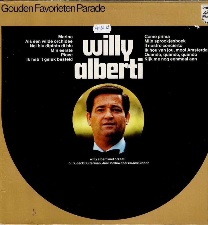 Vinyl, LP   -   Willy Alberti – Willy Alberti, Cd's en Dvd's, Vinyl | Overige Vinyl, Overige formaten, Ophalen of Verzenden