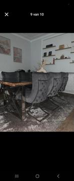 Eetafel en 6 stoelen, Huis en Inrichting, Ophalen