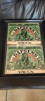 Kader met 2 affiches voor treintransport uit de jaren '30, Ophalen of Verzenden