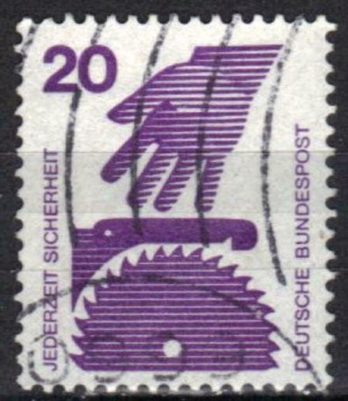 Duitsland Bundespost 1972-1973 - Yvert 574 - Ongevallen (ST), Timbres & Monnaies, Timbres | Europe | Allemagne, Affranchi, Envoi