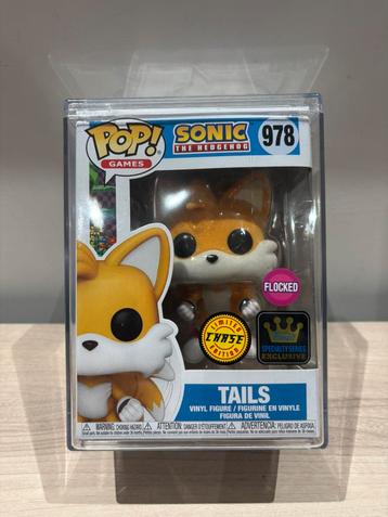 Tails Flying 978 flocked Chase Funko Pop Sonic the Hedgehog beschikbaar voor biedingen