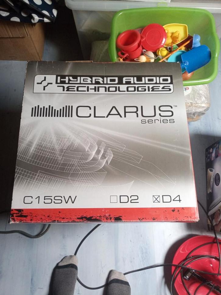 Hybrid audio Clarus 15 inch, Autos : Divers, Haut-parleurs voiture, Comme neuf, Enlèvement