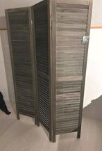 ️ Joli paravent 3 pans 40 X6 X 170 cm Atmosphera bois gris, Enlèvement