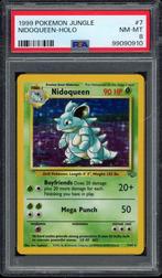 Nidoqueen Holo PSA 8 - 7/64 - Jungle 1999, Hobby en Vrije tijd, Verzamelkaartspellen | Pokémon, Verzenden, Zo goed als nieuw, Losse kaart