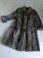 Beau manteau de fourrure en chat sauvage, Comme neuf, Brun, Taille 38/40 (M), Enlèvement