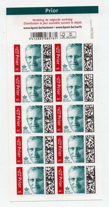 10 timbres neuf prior belgique beschikbaar voor biedingen