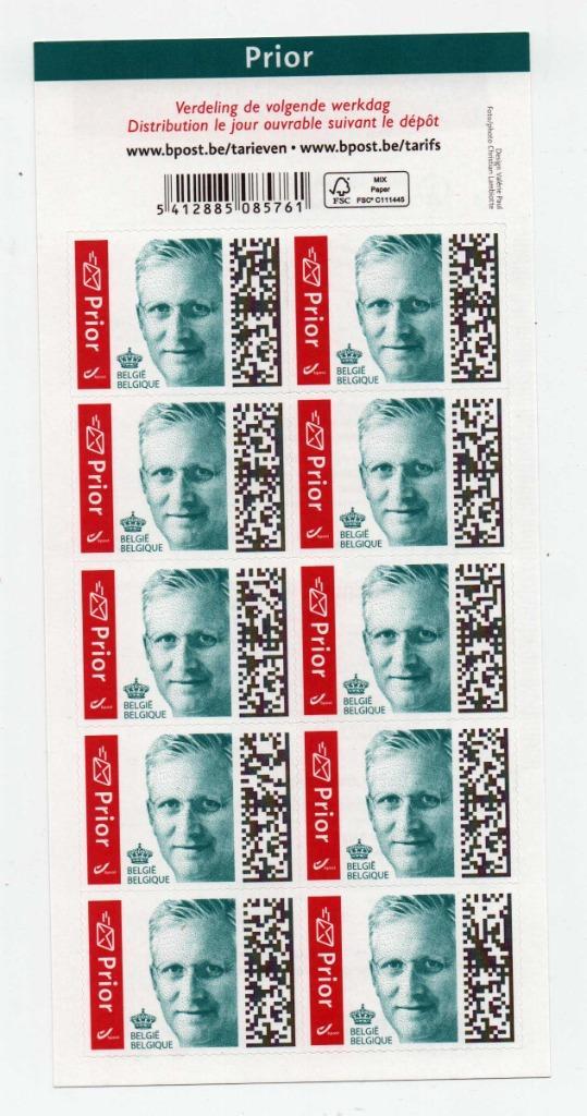 10 timbres neuf prior belgique, Postzegels en Munten, Postzegels | Europa | België, Postfris, Frankeerzegel, Postfris, Ophalen of Verzenden