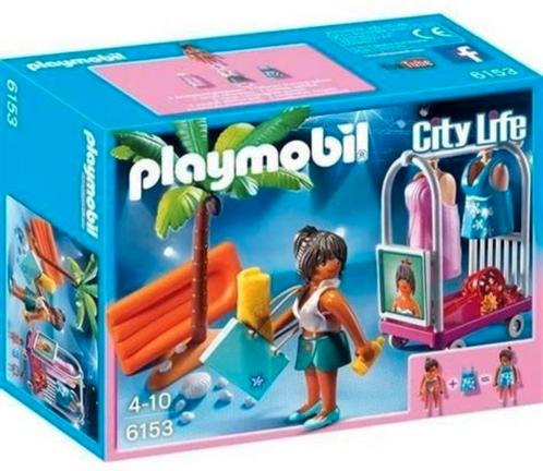Playmobil - Top Modèle avec Tenues de Plage (6153), Enfants & Bébés, Jouets | Playmobil, Comme neuf, Ensemble complet, Enlèvement ou Envoi