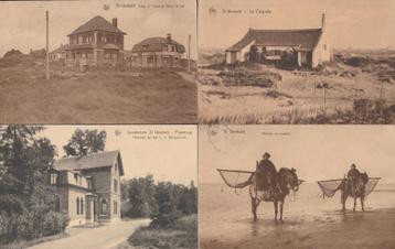 10 anciennes cartes postales de St Idesbald, Envoi