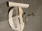 Lavabo op voet met mengkraan, Doe-het-zelf en Bouw, Ophalen, Gebruikt, Chroom, Wastafel