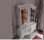 Vintage witte eiken eetkamer Louis XV in zeer goede staat, Huis en Inrichting, Ophalen, Zo goed als nieuw