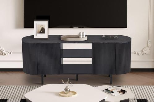 Tv meubel Lagos 140cm Decor Donkerbruin Nieuw, Huis en Inrichting, Kasten |Televisiemeubels, Nieuw, Ophalen of Verzenden