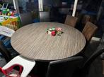 Extra grote ronde tafel te koop, Huis en Inrichting, Tafels | Eettafels, Ophalen, Gebruikt