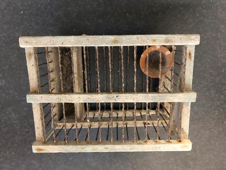 Antieke vogelkooien, Animaux & Accessoires, Oiseaux | Cages & Volières, Utilisé, Autres types, Bois, Enlèvement