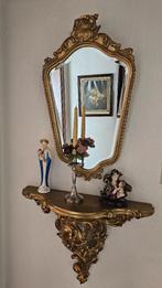 Antieke spiegel met wandtafel, Ophalen, Minder dan 50 cm, Minder dan 100 cm