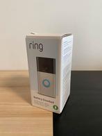 RING Camera Deurbel + RING Chime, Ophalen, Terugspreekfunctie, Zo goed als nieuw, Draadloos