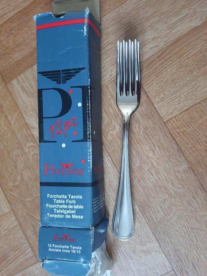 doos 12 grote tafel vorken inox 18/10 splinternieuw Pintinix, Huis en Inrichting, Keuken | Bestek, Nieuw, Ophalen of Verzenden