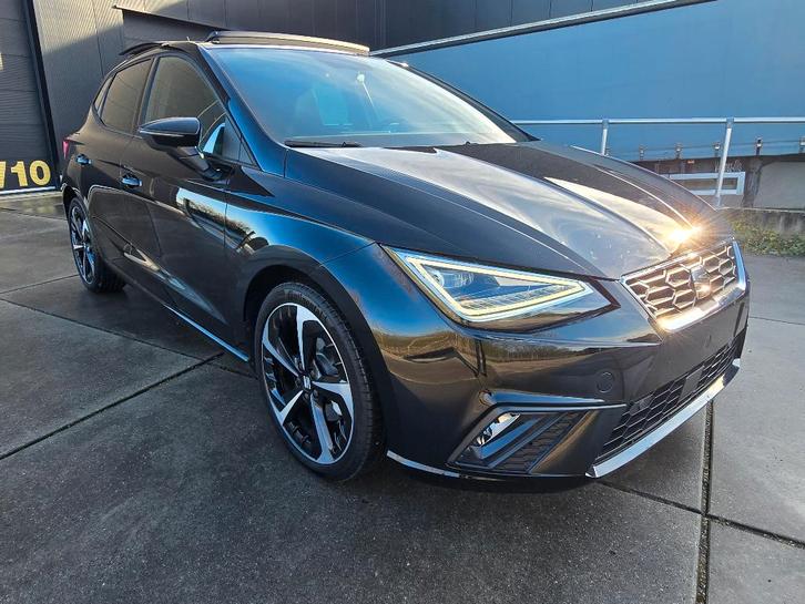 Seat Ibiza 1.0 TSI FR Pro black DSG Automaat Pano, Auto's, Seat, Bedrijf, Te koop, Ibiza, ABS, Adaptive Cruise Control, Airbags
