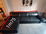 Gratis, Huis en Inrichting, Ophalen, Zo goed als nieuw, Hoekbank, Leer