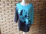 (81)- blouse femme t.44 bleu noire - shein -, Blauw, Maat 42/44 (L), Ophalen of Verzenden, Zo goed als nieuw