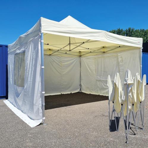 Orange Outdoor prof easy-up partytent 4 x 4 incl zijwanden, Tuin en Terras, Partytenten, Zo goed als nieuw, Partytent, 2 meter of meer