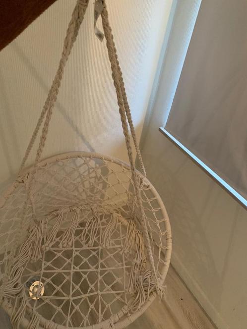 Macramé hangstoel crème kleur, Huis en Inrichting, Overige Huis en Inrichting, Nieuw, Ophalen