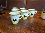 Zeller keramik 6 x Obertasse, Antiek en Kunst, Ophalen of Verzenden
