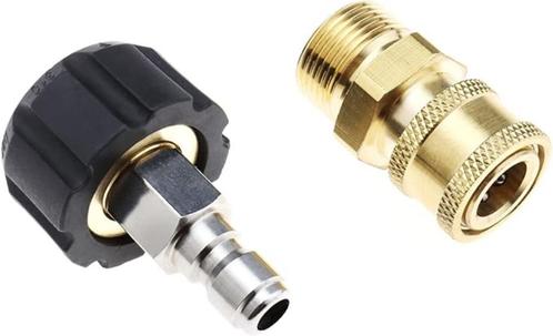 Set van 2 M22 hogedrukreinigerslangadapters 14 mm binnendraa, Tuin en Terras, Hogedrukreinigers, Nieuw, Ophalen of Verzenden