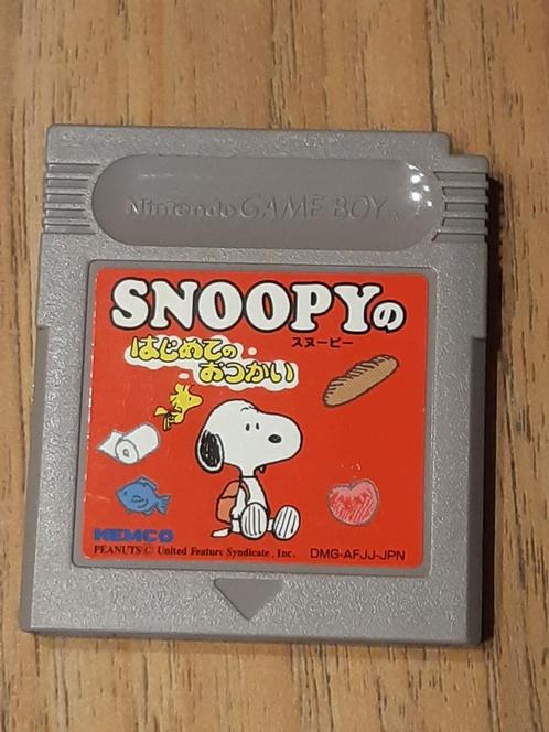 Snoopy Japanse versie voor Game Boy DMG, Games en Spelcomputers, Games | Nintendo Game Boy, Zo goed als nieuw, Puzzel en Educatief