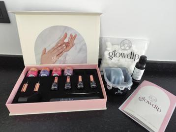 Glowdip set met 4 kleuren en verwijderset, Enlèvement, Comme neuf, Mains et Ongles, Maquillage