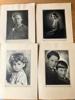 Léopold 3 Josephine Charlotte Baudouin, Albert et Alexandre, Enlèvement ou Envoi, Utilisé, Carte, Photo ou Gravure