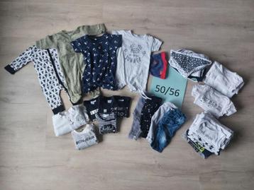 Kledingpakket jongen maat 50/56 - 39 stuks  beschikbaar voor biedingen