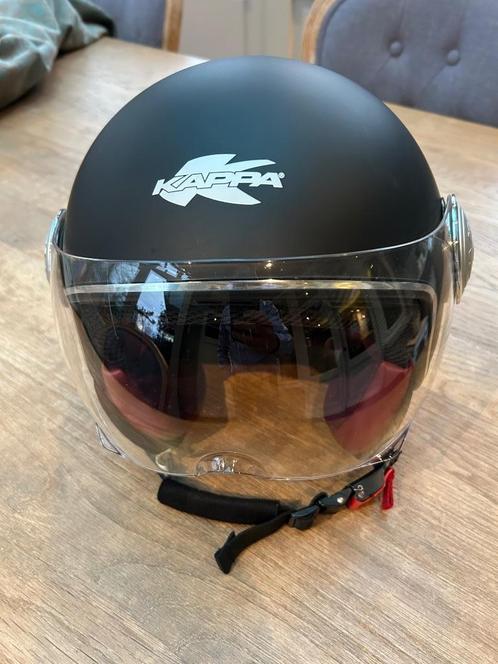 Helm scooter/Vespa, Fietsen en Brommers, Brommerhelmen, Zo goed als nieuw, Large, Ophalen of Verzenden