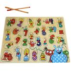 Puzzle Chiffres et opérations en bois - jouet éducatif appre, Enfants & Bébés, Comme neuf, Autres types, Enlèvement ou Envoi