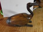 houten dierensculptuur 35x26 cm, Ophalen of Verzenden