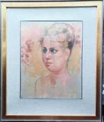 Maud GERARD (1915-2013) portret van een jonge vrouw., Ophalen of Verzenden