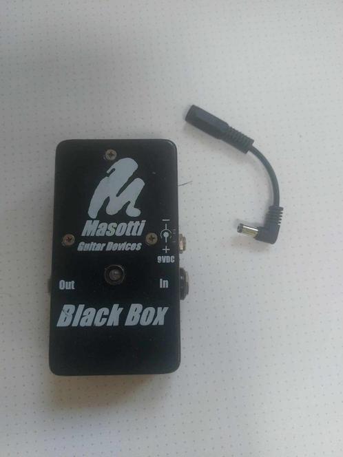 Masotti Black Box buffer incl. voedingkabeltje, Muziek en Instrumenten, Effecten, Zo goed als nieuw, Overige typen, Ophalen of Verzenden