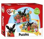 Bing Konijn 2 in 1 Puzzel - 2 x 12 stukjes - Legpuzzel, Enlèvement ou Envoi, 10 à 50 pièces, Neuf, 2 à 4 ans