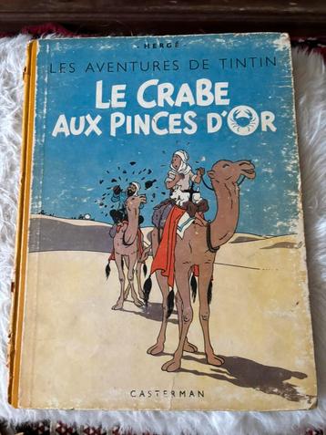 Eerste druk – Le Crabe aux Pinces d’Or / Première édition beschikbaar voor biedingen