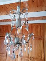 Sierlijke design hanglamp met kristallen druppels, Enlèvement, Métal