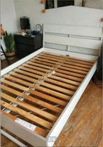 Schitterend wit houten bed met boxsprings 140cm/200cm nieuw, Huis en Inrichting, Slaapkamer | Bedden, Ophalen, Zo goed als nieuw
