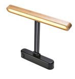 Vincelli wand opbouwlamp  led 11w dimbaar, bamboehout, Ophalen, Zo goed als nieuw