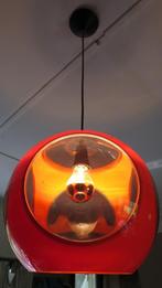 Massive oranje Bug Eye retro vintage lamp 70's Space Age, Minder dan 50 cm, Kunststof, Gebruikt, Ophalen of Verzenden