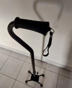 Wandelstok quadro, slechts 2 keer gebruikt, Diversen, Looprekken, Ophalen of Verzenden, In hoogte verstelbaar, Zo goed als nieuw