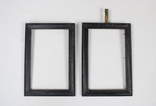 2 oude houten lijstjes, Antiek en Kunst, Curiosa en Brocante, Ophalen of Verzenden