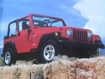 Jeep Wrangler Sport & Sahara 1997 Brochure beschikbaar voor biedingen