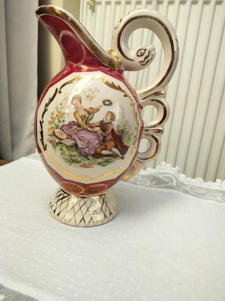 Vintage porseleinen sierkan, Antiek en Kunst, Antiek | Vazen, Ophalen